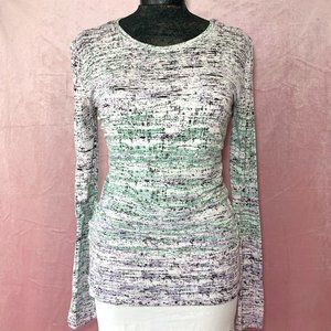 BCBGMaxAzria Crew Neck Long Sleeve Top